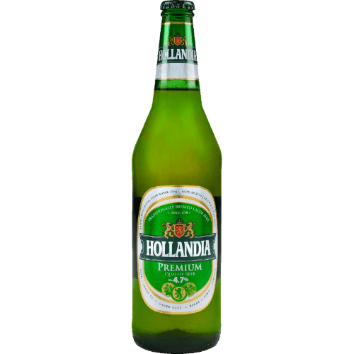 Hollandia Premium Lager Beer Bottle