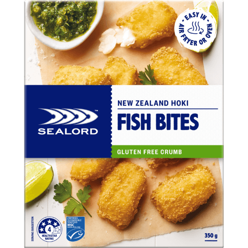 Sealord Hoki Gluten Free Crumb Fish Bites