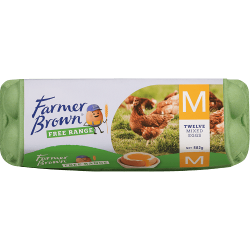 Farmer Brown Free Range Mixed Eggs