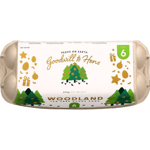 Woodland Free Range Size 6 Eggs