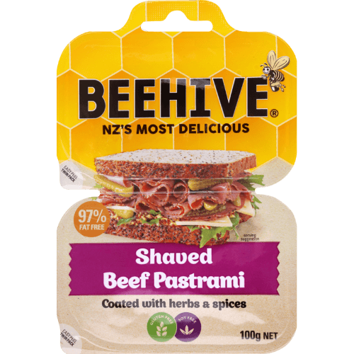 Beehive Shaved Beef Pastrami