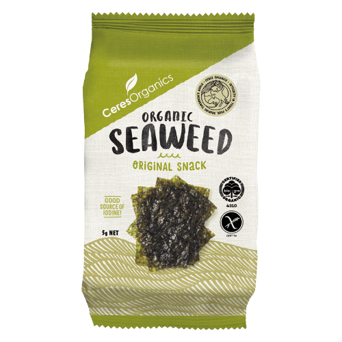 Ceres Organics Roasted Seaweed Original Snack