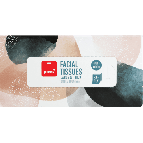 Pams Large & Thick 3 Ply Tissues