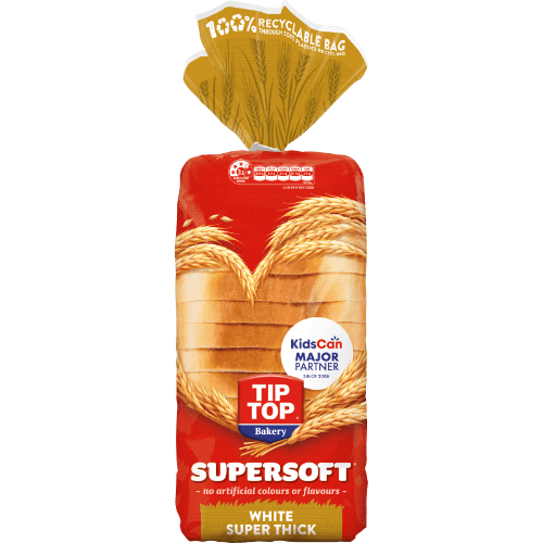Tip Top Super Soft Toast Bread White Super Thick 700 g