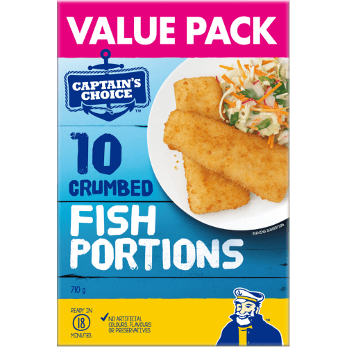 Captains Choice Crumbed Fish Portions
