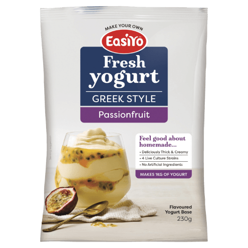 Easiyo Greek Style Passionfruit Flavoured Yogurt Base