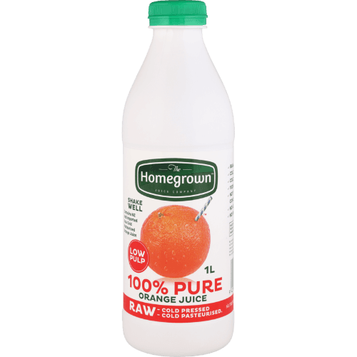 The Homegrown Juice Company Low Pulp 100% Orange Juice
