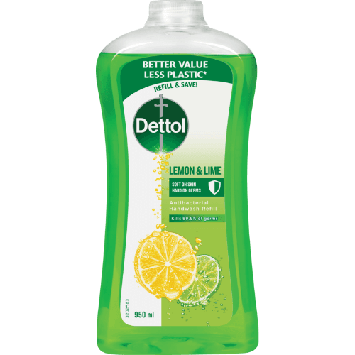 Dettol Antibacterial Lemon & Lime Liquid Hand Wash Refill
