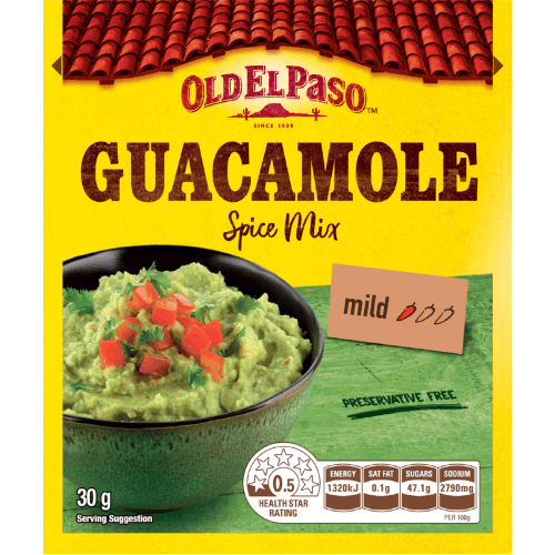 Old El Paso Mild Spice Mix Guacamole