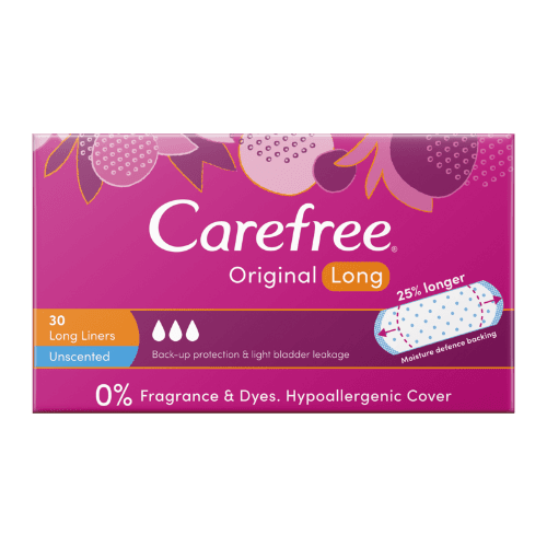 Carefree Original Unscented Long Liners