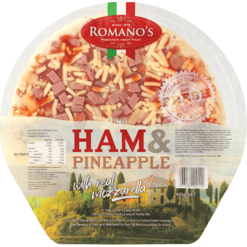 Romano's Ham & Pineapple Pizza