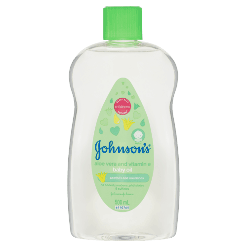 Johnson's Aloe Vera & Vitamin E Baby Oil