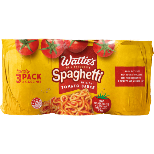 Wattie's Spaghetti In Tomato Sauce
