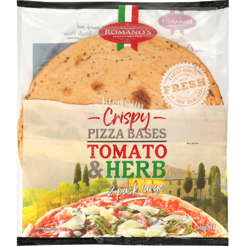 Romano's Tomato & Herb Crispy Pizza Bases