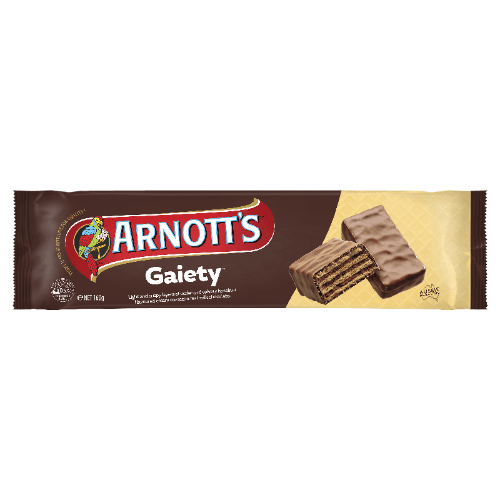 Arnott's Chocolate Gaiety Biscuits