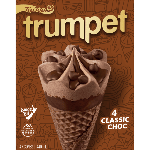 Tip Top Trumpet Classic Choc Ice Cream