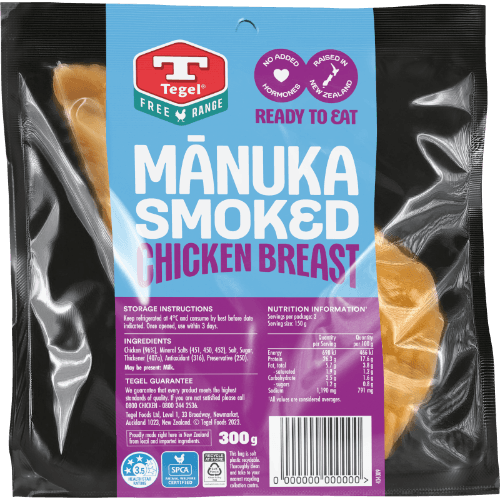 Tegel Fresh Free Range Smoked Chicken Breast