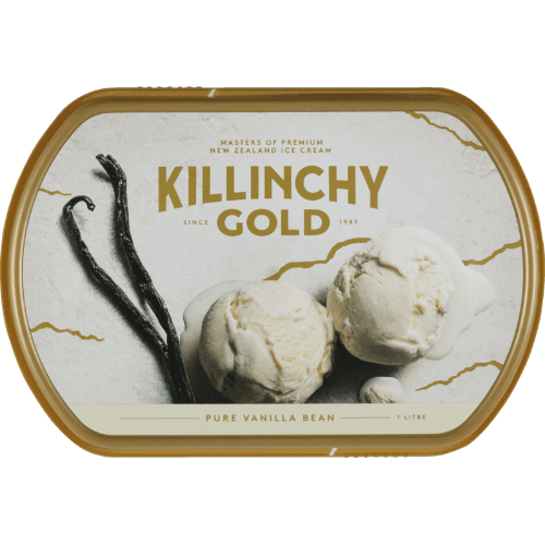Killinchy Gold Pure Vanilla Bean New Zealand Ice Cream