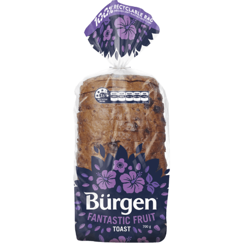 Burgen Fruit Bread Mixed Fruit 700 g