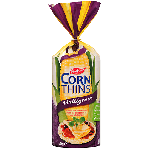 Real Foods Corn Thins Multigrain Crispbread