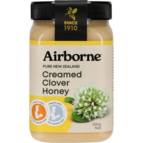Airborne Creamed Clover Honey