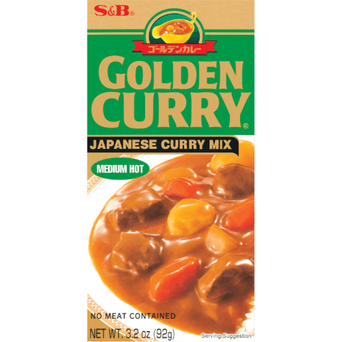 S&B Medium Hot Japanese Golden Curry Sauce Mix