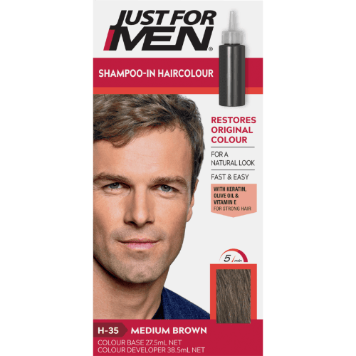 Just For Men Shampoo-In Medium Brown Hair Colour