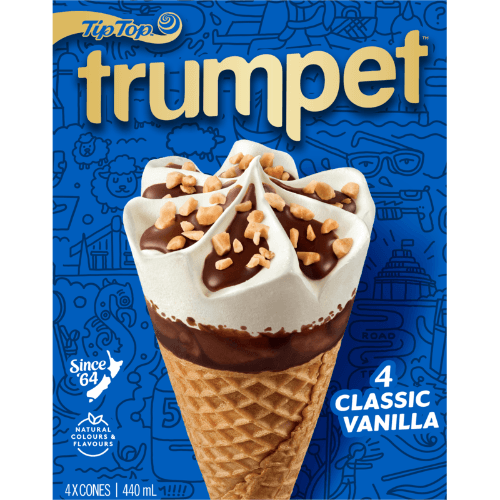 Tip Top Trumpet Vanilla Ice Cream