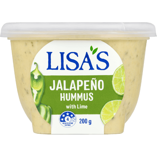 Lisa's Jalapeno Hummus With LIme