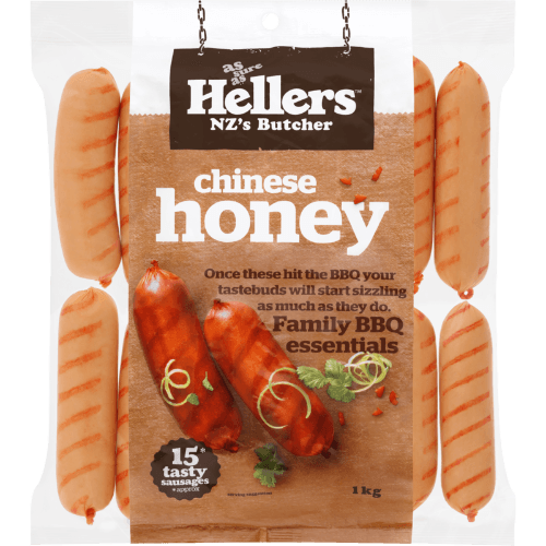 Hellers Chinese Honey Sausages