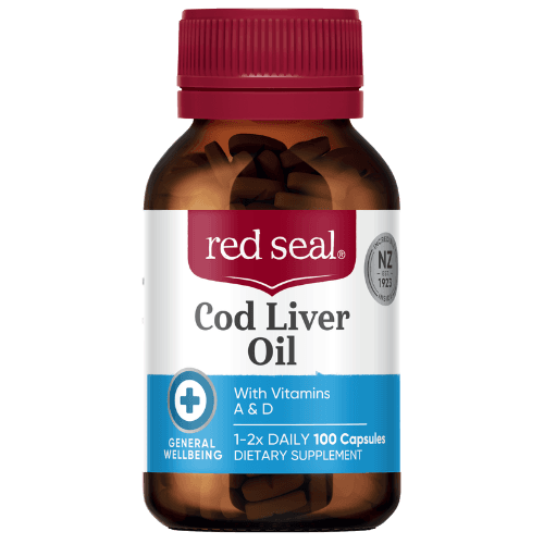 Red Seal Cod Liver Oil Capsules