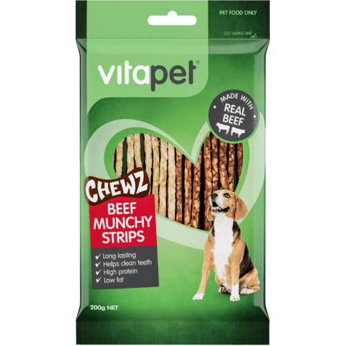 VitaPet Chewz Munchy Strips Dog Treats