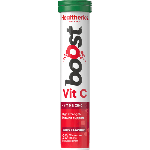 Healtheries Boost Vit C Berry Flavour Effervescent Tablets