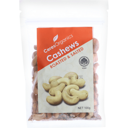 Ceres Organics Roasted & Salted Cashew Nuts