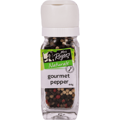 Mrs Rogers Naturals Gourmet Peppercorns Grinder Small