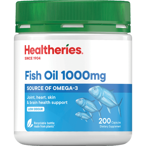 Healtheries Fish Oil 1000mg Capsules