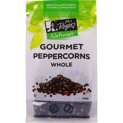 Mrs Rogers Naturals Whole Gourmet Peppercorns
