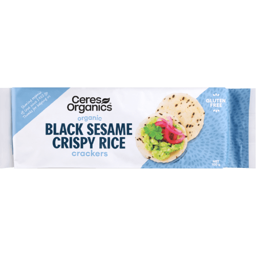 Ceres Organics Organics Black Sesame Crispy Rice Crackers