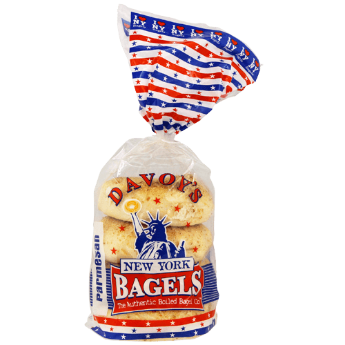 New York Bagels Parmesan Bagels 4 pack