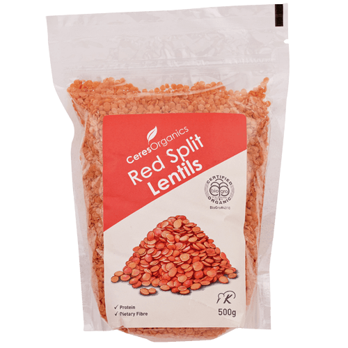 Ceres Organics Red Split Lentils