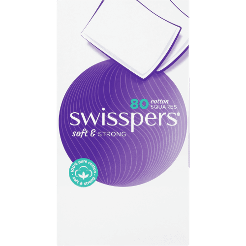 Swisspers Cotton Squares 80 each