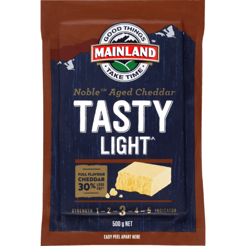 Mainland Noble Tasty Light Aged Cheddar Cheese