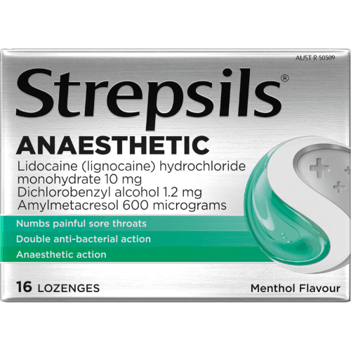 Strepsils Plus Anaesthetic Sore Throat Lozenges