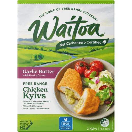 Waitoa Garlic Butter Free Range Chicken Kievs