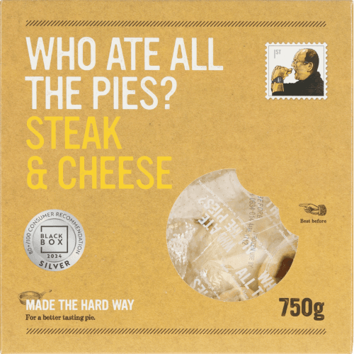 Who Ate All The Pies Steak & Cheese Pie