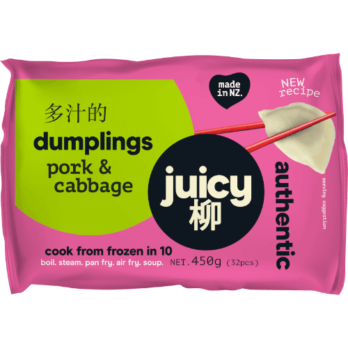 Juicy Authentic Pork & Cabbage Dumplings