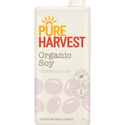 Pureharvest Unsweetened Organic Soy Milk 1 L