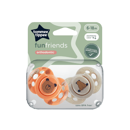 Tommee Tippee Closer To Nature Funs Style Soother 6-18 Months