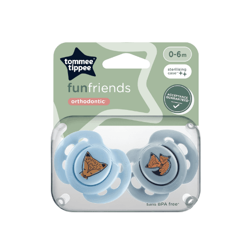 Tommee Tippee Close To Nature  Fun Style Soother 0-6 Months