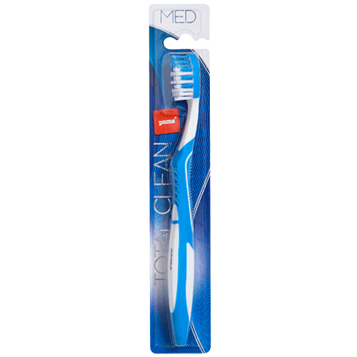 Pams Total Clean Medium Tongue Cleaner Toothbrush